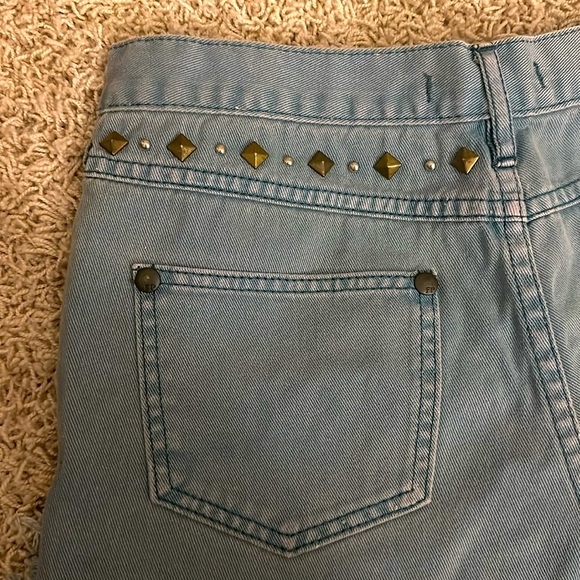Free People Denim Studded Cutoffs - Picture 3 of 6